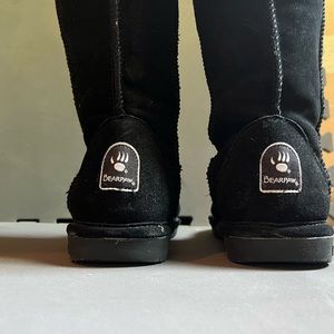 BearPaw Emma Tall Suede Upper with Sheepskin/Wool Blend Liner